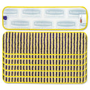 Rubbermaid® Commercial wholesale. Rubbermaid® Microfiber Scrubber Pad, Vertical Polyprolene Stripes, 18", Yellow, 6-carton. HSD Wholesale: Janitorial Supplies, Breakroom Supplies, Office Supplies.