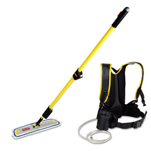 Rubbermaid® Commercial wholesale. Rubbermaid® Flow Finishing System, 56" Handle, 18" Mop Head, Yellow. HSD Wholesale: Janitorial Supplies, Breakroom Supplies, Office Supplies.