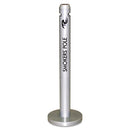 Rubbermaid® Commercial wholesale. Rubbermaid® Smoker's Pole, Round, Steel, 0.9 Gal, Silver. HSD Wholesale: Janitorial Supplies, Breakroom Supplies, Office Supplies.
