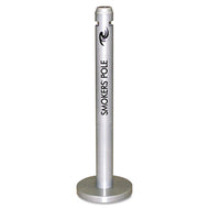 Rubbermaid® Commercial wholesale. Rubbermaid® Smoker's Pole, Round, Steel, 0.9 Gal, Silver. HSD Wholesale: Janitorial Supplies, Breakroom Supplies, Office Supplies.