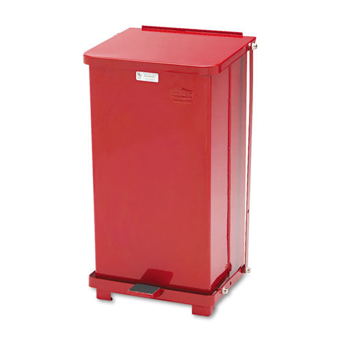 Rubbermaid® Commercial wholesale. Rubbermaid® Defenders Biohazard Step Can, Square, Steel, 6.5 Gal, Red. HSD Wholesale: Janitorial Supplies, Breakroom Supplies, Office Supplies.