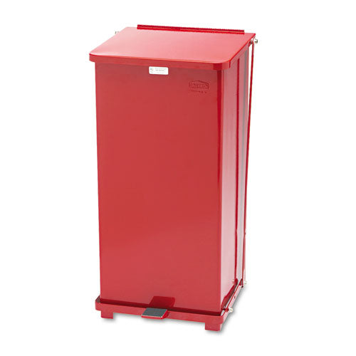 Rubbermaid® Commercial wholesale. Rubbermaid® Defenders Biohazard Step Can, Square, Steel, 13 Gal, Red. HSD Wholesale: Janitorial Supplies, Breakroom Supplies, Office Supplies.
