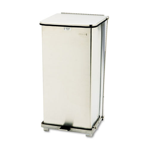 Rubbermaid® Commercial wholesale. Rubbermaid® Defenders Biohazard Step Can, Square, Steel, 13 Gal, Stainless Steel. HSD Wholesale: Janitorial Supplies, Breakroom Supplies, Office Supplies.