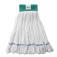 Rubbermaid® Commercial wholesale. Rubbermaid® Rough Floor Mop Head, Medium, Cotton-synthetic, White, 12-carton. HSD Wholesale: Janitorial Supplies, Breakroom Supplies, Office Supplies.