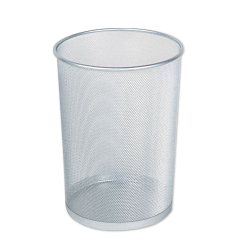 Rubbermaid® Commercial wholesale. Rubbermaid® Steel Mesh Wastebasket, Round, 5 Gal, Silver. HSD Wholesale: Janitorial Supplies, Breakroom Supplies, Office Supplies.