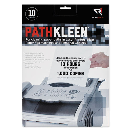 Read Right® wholesale. Pathkleen Sheets, 8 1-2 X 11, 10-pack. HSD Wholesale: Janitorial Supplies, Breakroom Supplies, Office Supplies.