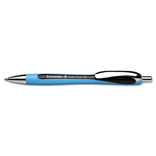 Schneider® wholesale. Rave Xb Retractable Ballpoint Pen, 1.4 Mm, Black Ink, Blue-black Barrel. HSD Wholesale: Janitorial Supplies, Breakroom Supplies, Office Supplies.