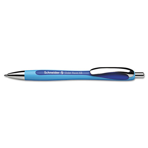 Schneider® wholesale. Rave Xb Retractable Ballpoint Pen, 1.4 Mm, Blue Ink, Blue-blue Barrel. HSD Wholesale: Janitorial Supplies, Breakroom Supplies, Office Supplies.