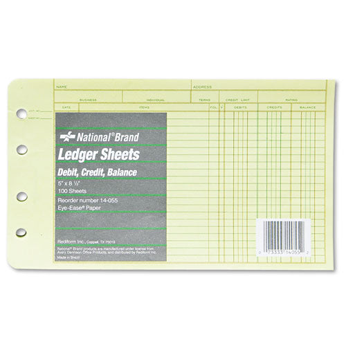 National® wholesale. Four-ring Binder Refill Sheets, 5 X 8 1-2, 100-pack. HSD Wholesale: Janitorial Supplies, Breakroom Supplies, Office Supplies.