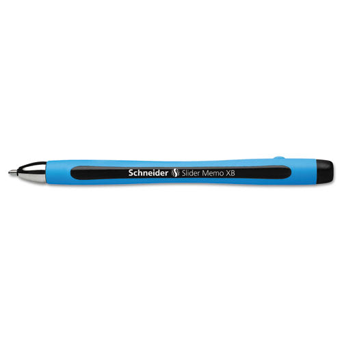 Schneider® wholesale. Slider Memo Xb Stick Ballpoint Pen, 1.4 Mm, Black Ink, Blue-black Barrel, 10-box. HSD Wholesale: Janitorial Supplies, Breakroom Supplies, Office Supplies.