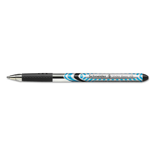 Schneider® wholesale. Slider Stick Ballpoint Pen, 1.4 Mm, Black Ink, Black-silver Barrel, 10-box. HSD Wholesale: Janitorial Supplies, Breakroom Supplies, Office Supplies.