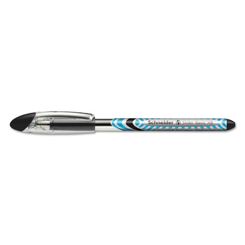 Schneider® wholesale. Slider Stick Ballpoint Pen, 1.4 Mm, Black Ink, Black-silver Barrel, 10-box. HSD Wholesale: Janitorial Supplies, Breakroom Supplies, Office Supplies.