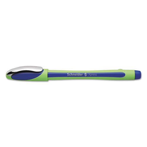 Schneider® wholesale. Xpress Fineliner Stick Pen, 0.8 Mm, Blue Ink, Blue-green Barrel, 10-box. HSD Wholesale: Janitorial Supplies, Breakroom Supplies, Office Supplies.