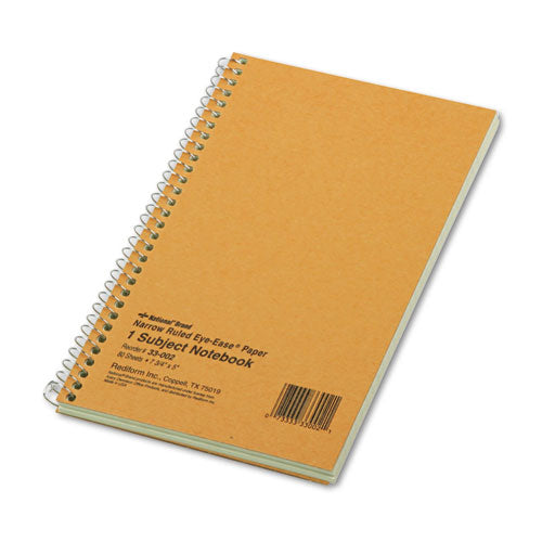 National® wholesale. Single-subject Wirebound Notebooks, 1 Subject, Narrow Rule, Brown Cover, 7.75 X 5, 80 Sheets. HSD Wholesale: Janitorial Supplies, Breakroom Supplies, Office Supplies.