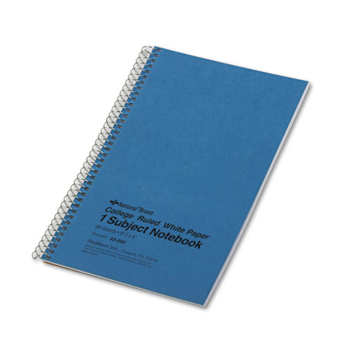 National® wholesale. Single-subject Wirebound Notebooks, 1 Subject, Medium-college Rule, Blue Cover, 9.5 X 6, 80 Sheets. HSD Wholesale: Janitorial Supplies, Breakroom Supplies, Office Supplies.