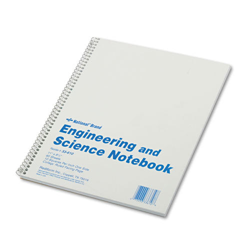 National® wholesale. Engineering And Science Notebook, 10 Sq-in Quadrille Rule, 11 X 8.5, White, 60 Sheets. HSD Wholesale: Janitorial Supplies, Breakroom Supplies, Office Supplies.