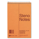 National® wholesale. Standard Spiral Steno Book, Gregg Rule, 6 X 9, Eye-ease Green, 60 Sheets. HSD Wholesale: Janitorial Supplies, Breakroom Supplies, Office Supplies.