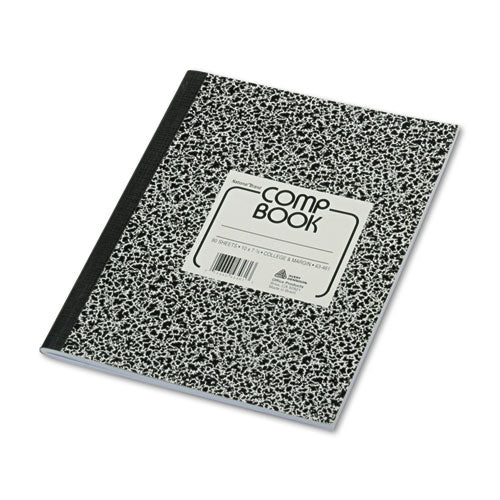 National® wholesale. Composition Book, Medium-college Rule, Black Marble Cover, 10 X 7.88, 80 Sheets. HSD Wholesale: Janitorial Supplies, Breakroom Supplies, Office Supplies.