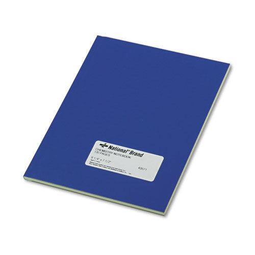 National® wholesale. Chemistry Notebook, Narrow Rule, 9.25 X 7.25, Green Tint, 60 Sheets. HSD Wholesale: Janitorial Supplies, Breakroom Supplies, Office Supplies.