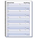 Rediform® wholesale. Voice Mail Wirebound Log Books, 8 X 10 5-8, 500 Sets-book. HSD Wholesale: Janitorial Supplies, Breakroom Supplies, Office Supplies.