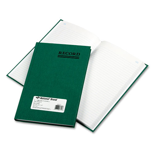 National® wholesale. Emerald Series Account Book, Green Cover, 200 Pages, 9 5-8 X 6 1-4. HSD Wholesale: Janitorial Supplies, Breakroom Supplies, Office Supplies.