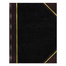 National® wholesale. Texthide Record Book, Black-burgundy, 300 Green Pages, 14 1-4 X 8 3-4. HSD Wholesale: Janitorial Supplies, Breakroom Supplies, Office Supplies.