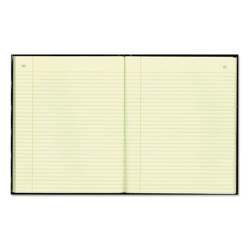 National® wholesale. Texthide Record Book, Black-burgundy, 300 Green Pages, 14 1-4 X 8 3-4. HSD Wholesale: Janitorial Supplies, Breakroom Supplies, Office Supplies.