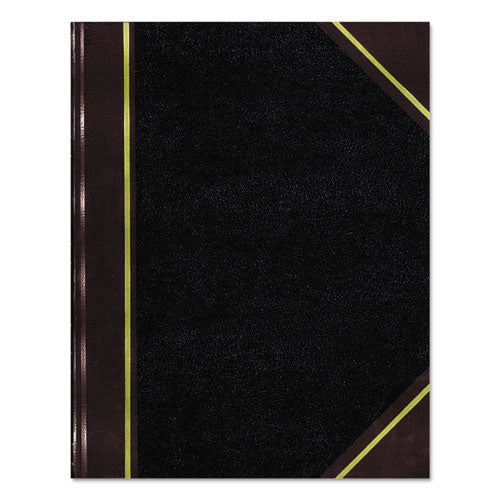 National® wholesale. Texthide Record Book, Black-burgundy, 300 Green Pages, 14 1-4 X 8 3-4. HSD Wholesale: Janitorial Supplies, Breakroom Supplies, Office Supplies.