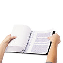 Blueline® wholesale. Miraclebind Notebook, 1 Subject, Medium-college Rule, Black Cover, 11 X 9.06, 75 Sheets. HSD Wholesale: Janitorial Supplies, Breakroom Supplies, Office Supplies.