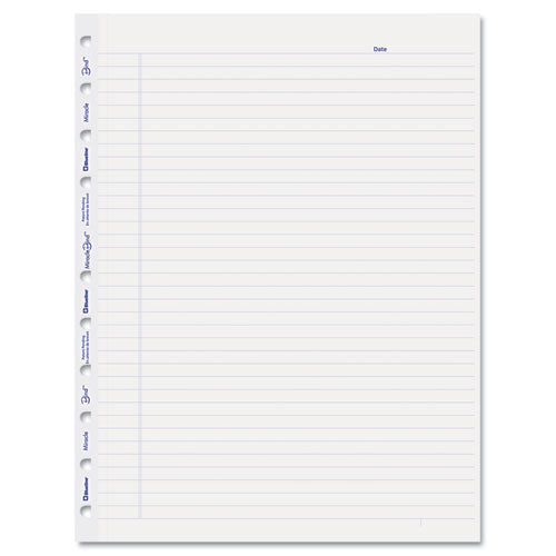 Blueline® wholesale. Miraclebind Ruled Paper Refill Sheets, 11 X 9-1-16, White, 50 Sheets-pack. HSD Wholesale: Janitorial Supplies, Breakroom Supplies, Office Supplies.