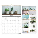 Blueline® wholesale. 12-month Wall Calendar, 12 X 17, Succulent Plants, 2021. HSD Wholesale: Janitorial Supplies, Breakroom Supplies, Office Supplies.