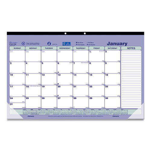 Brownline® wholesale. Monthly Desk Pad Calendar, 17.75 X 10.88, 2021. HSD Wholesale: Janitorial Supplies, Breakroom Supplies, Office Supplies.