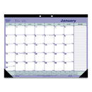 Blueline® wholesale. Desk Pad Calendar, 21.25 X 16, Blue-white-green, 2021. HSD Wholesale: Janitorial Supplies, Breakroom Supplies, Office Supplies.
