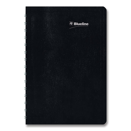 Blueline® wholesale. Duraglobe Daily Planner Ruled For 30-minute Appointments, 8 X 5, Black, 2021. HSD Wholesale: Janitorial Supplies, Breakroom Supplies, Office Supplies.