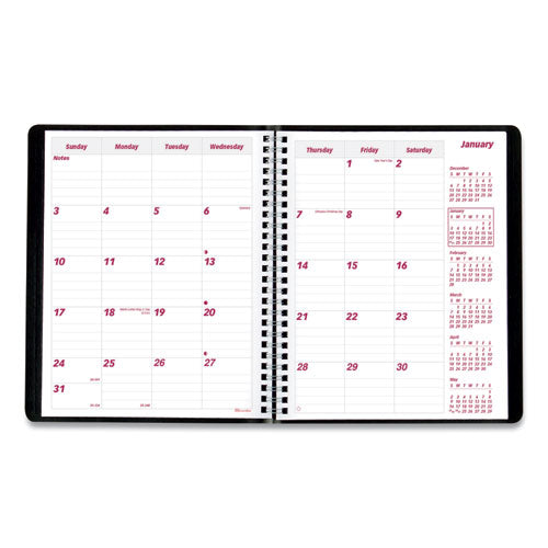 Brownline® wholesale. Essential Collection 14-month Ruled Planner, 8.88 X 7.13, Black, 2021. HSD Wholesale: Janitorial Supplies, Breakroom Supplies, Office Supplies.