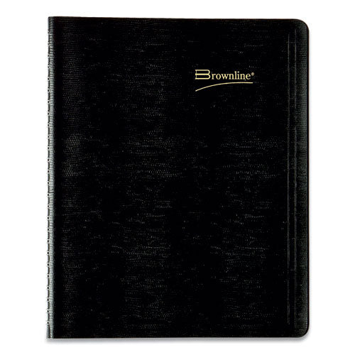 Brownline® wholesale. Essential Collection 14-month Ruled Planner, 8.88 X 7.13, Black, 2021. HSD Wholesale: Janitorial Supplies, Breakroom Supplies, Office Supplies.