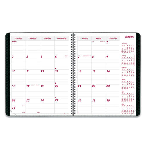 Brownline® wholesale. Duraflex 14-month Planner, 8.88 X 7.13, Black, 2021. HSD Wholesale: Janitorial Supplies, Breakroom Supplies, Office Supplies.