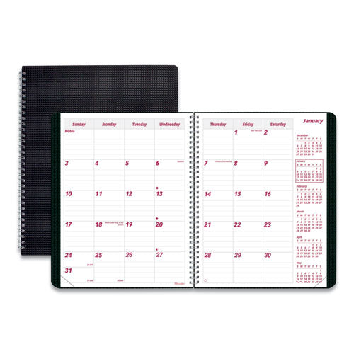 Brownline® wholesale. Duraflex 14-month Planner, 8.88 X 7.13, Black, 2021. HSD Wholesale: Janitorial Supplies, Breakroom Supplies, Office Supplies.