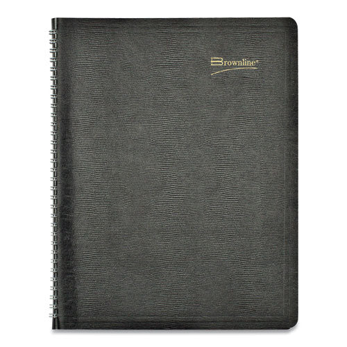 Brownline® wholesale. Essential Collection 14-month Ruled Planner, 11 X 8.5, Black, 2021. HSD Wholesale: Janitorial Supplies, Breakroom Supplies, Office Supplies.