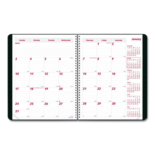 Brownline® wholesale. Duraflex 14-month Planner, 11 X 8.5, Black, 2021. HSD Wholesale: Janitorial Supplies, Breakroom Supplies, Office Supplies.