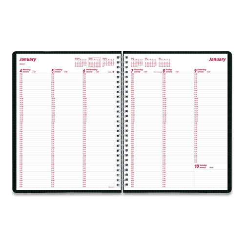 Brownline® wholesale. Duraflex Weekly Planner, 11 X 8.5, Black, 2021. HSD Wholesale: Janitorial Supplies, Breakroom Supplies, Office Supplies.