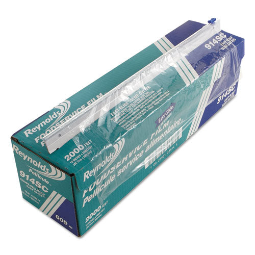 Reynolds Wrap® wholesale. Pvc Food Wrap Film Roll In Easy Glide Cutter Box, 18" X 2000 Ft, Clear. HSD Wholesale: Janitorial Supplies, Breakroom Supplies, Office Supplies.