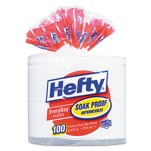 Hefty® wholesale. Soak Proof Tableware, Foam Plates, 8 7-8" Dia, 100-pack. HSD Wholesale: Janitorial Supplies, Breakroom Supplies, Office Supplies.