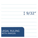 Roaring Spring® wholesale. Usda Bio-preferred Legal Pad, Wide-legal Rule, 8.5 X 11.75, White, 40 Sheets, 12-pack. HSD Wholesale: Janitorial Supplies, Breakroom Supplies, Office Supplies.