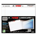 Roaring Spring® wholesale. Wide Landscape Format Writing Pad, Medium-college Rule, 11 X 9.5, White, 40 Sheets. HSD Wholesale: Janitorial Supplies, Breakroom Supplies, Office Supplies.