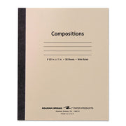 Roaring Spring® wholesale. Stitched Cover Composition Book, Wide-legal Rule, Manila Cover, 8.5 X 7, 20 Sheets. HSD Wholesale: Janitorial Supplies, Breakroom Supplies, Office Supplies.