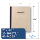 Roaring Spring® wholesale. Stitched Cover Composition Book, Wide-legal Rule, Manila Cover, 8.5 X 7, 20 Sheets. HSD Wholesale: Janitorial Supplies, Breakroom Supplies, Office Supplies.