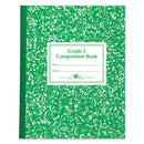 Roaring Spring® wholesale. Grade School Ruled Composition Book, Manuscript, Green, 9.75 X 7.75, 50 Sheets. HSD Wholesale: Janitorial Supplies, Breakroom Supplies, Office Supplies.