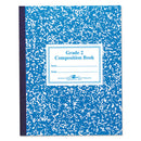 Roaring Spring® wholesale. Grade School Ruled Composition Book, Manuscript, Blue, 9.75 X 7.75, 50 Sheets. HSD Wholesale: Janitorial Supplies, Breakroom Supplies, Office Supplies.
