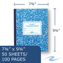 Roaring Spring® wholesale. Grade School Ruled Composition Book, Manuscript, Blue, 9.75 X 7.75, 50 Sheets. HSD Wholesale: Janitorial Supplies, Breakroom Supplies, Office Supplies.